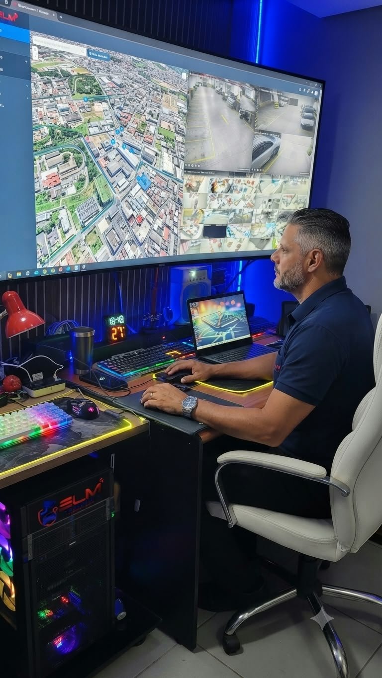 Monitoramento e rastreamento em tempo real pela ELM Security